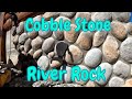 Installation du projet de pierre de culture cobble stone river rock