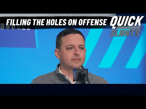 Patriots have more needs on offense than Eliot Wolf leads us to believe | Quick Slants full show