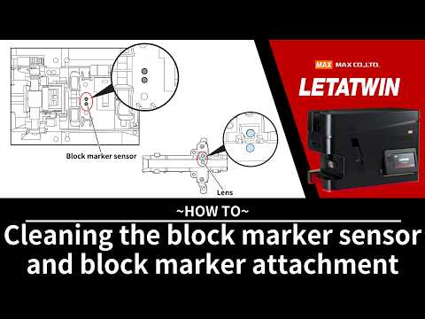 Vệ sinh cảm biến block marker – LM-3000PRO (MAX USA)