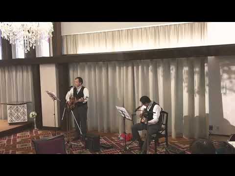 感動‼︎（糸）新郎の父と新婦の父からのサプライズ弾き語り🎶（秋田）Surprise narration from father at wedding