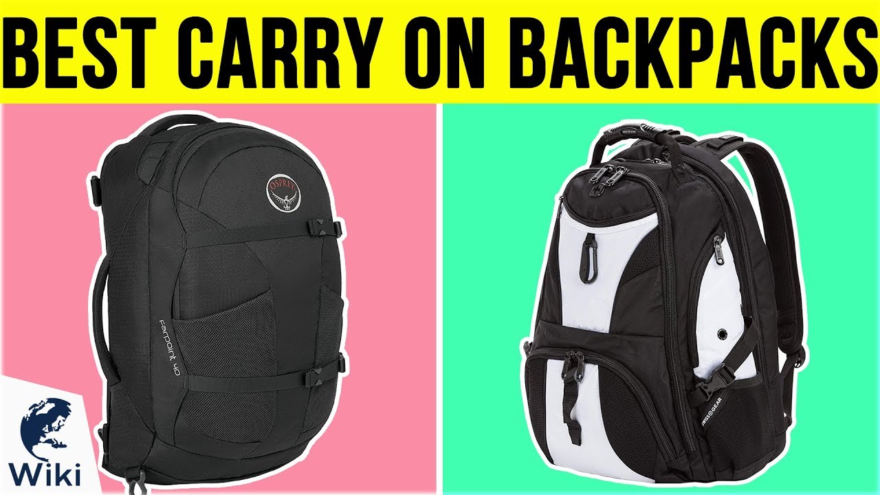 10 Best Carry On Backpacks 2019 - YouTube