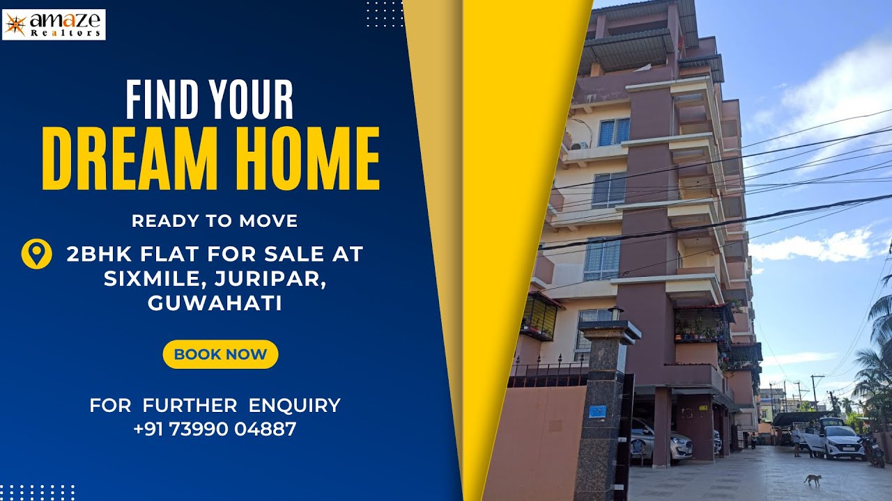 Ready to move 2BHK Flat for sale at Sixmile, Juripar, Guwahati YouTube