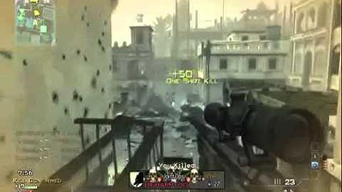 Modern Warfare 3 Amazing 6 Man Sniper Feed