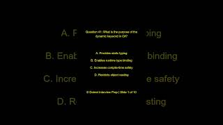 Dot Net Programming Questions | C# Collections & Generics Practice Quiz | Part 5 - Question 01