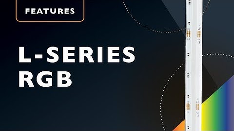 L-Series Dotless™ Linear Color Changing RGB LED Strip Lights