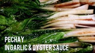 Pechay In Garlic & Oyster Saucesimple Recipesimple Mealwork From Home Mealhow To Cook Pechay?