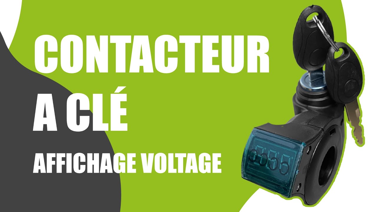 Interrupteur D'allumage Avec Clés Pour Trottinette électrique MotoTec Chaos 60V 2000W - Prêt à Démarrer !