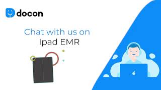 #tutorial 24 |Chat with Customer Support Team of Docon Via iPad EMR | Quick Support for Doctors