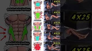 ✅LOS MEJORES EJERCICIOS PARA ABDOMINALES #abdominales #shorts