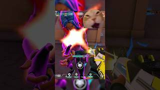 Unbelievable reflexes 😧 jett funny game play 🤣🤣🤣 sova got shishhh  on his face 😏. #valorant #funny