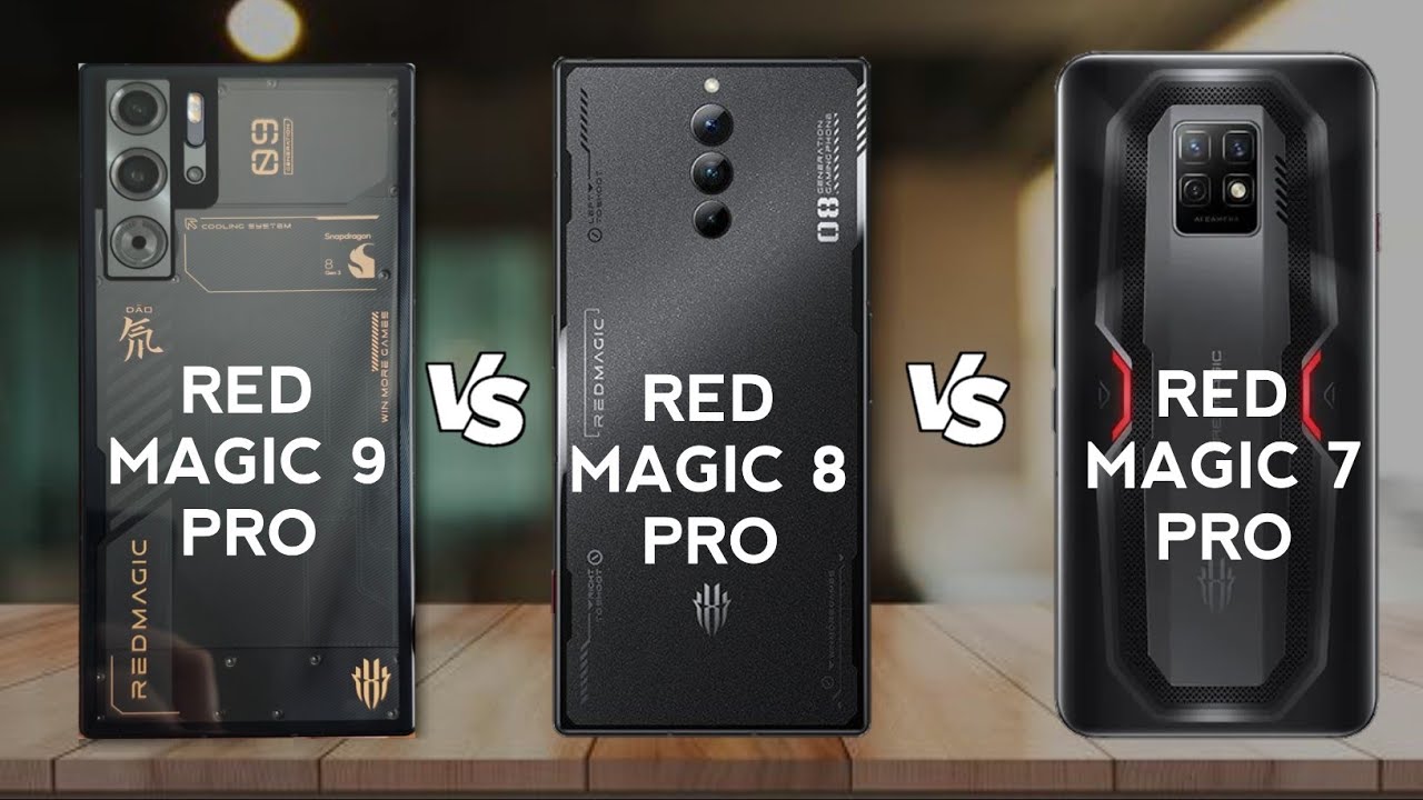 Red Magic 8 Pro Vs Red Magic 9 Pro Vs Red Magic 9 Pro Plus Review