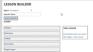 Lesson Builder