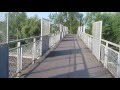 Самый длинный пешеходный мост.The longest pedestrian bridge  г.Изюм, Харьковская обл.