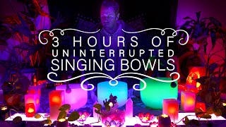 Full Chakra Alignment Crystal Singing Bowls Meditation Music Sound Bath Sleep Music Cleanse