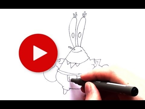 Comment dessiner M. Krabs de Spongebob || Comment dessiner Dessins 6