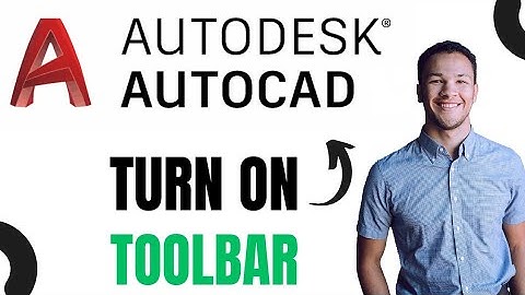 How to Turn on toolbar in AutoCAD