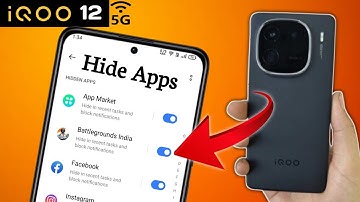 Iqoo 12 5g App Hide Kaise Kare/How To Hide App In iqoo 12 5g/Iqoo 12 5g App Hide #iqoo12apphide