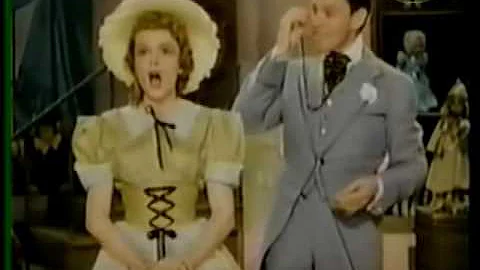 Judy Garland and George Murphy (In Color) Rare