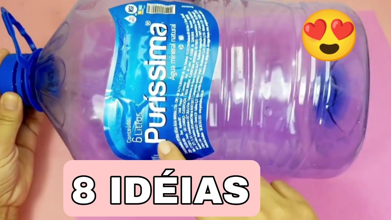 8 MELHORES DICAS PARA RECICLAR GARRAFA PLÁSTICA | 8 BEST TIPS FOR RECYCLING PLASTIC BOTTLE