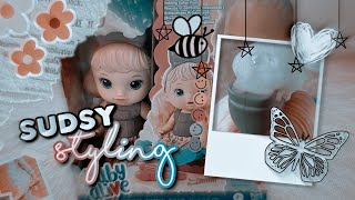 this doll made A MESS ? (unboxing sudsy styling BABY ALIVE)