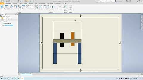 Autodesk Inventor 2021 How to Create a Parts List in Drawing