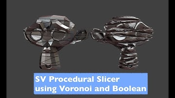 LIVENODING 1057 / SV Procedural Slicing Using Voronoi and Boolean
