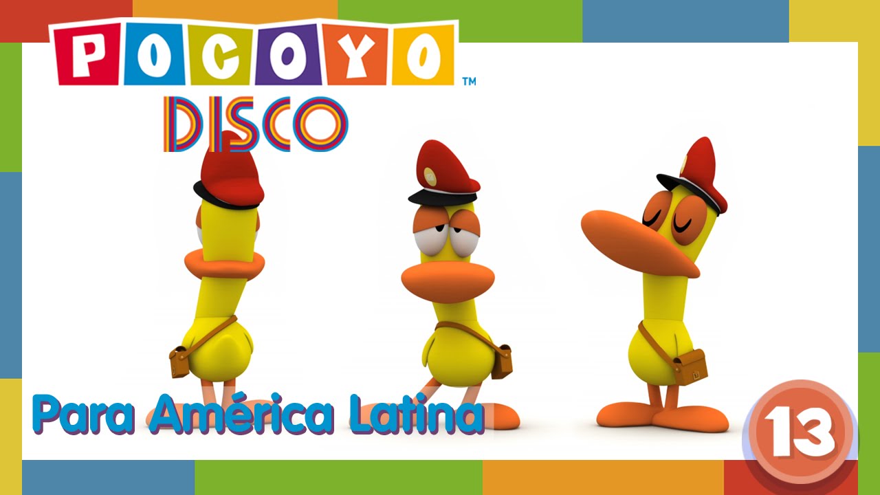🎶 POCOYÓ DISCO LATINO 1x13 - ¡Qué onda, Pato! CANCIONES INFANTILES | CARICATURAS y DIBUJOS ANIMADOS
