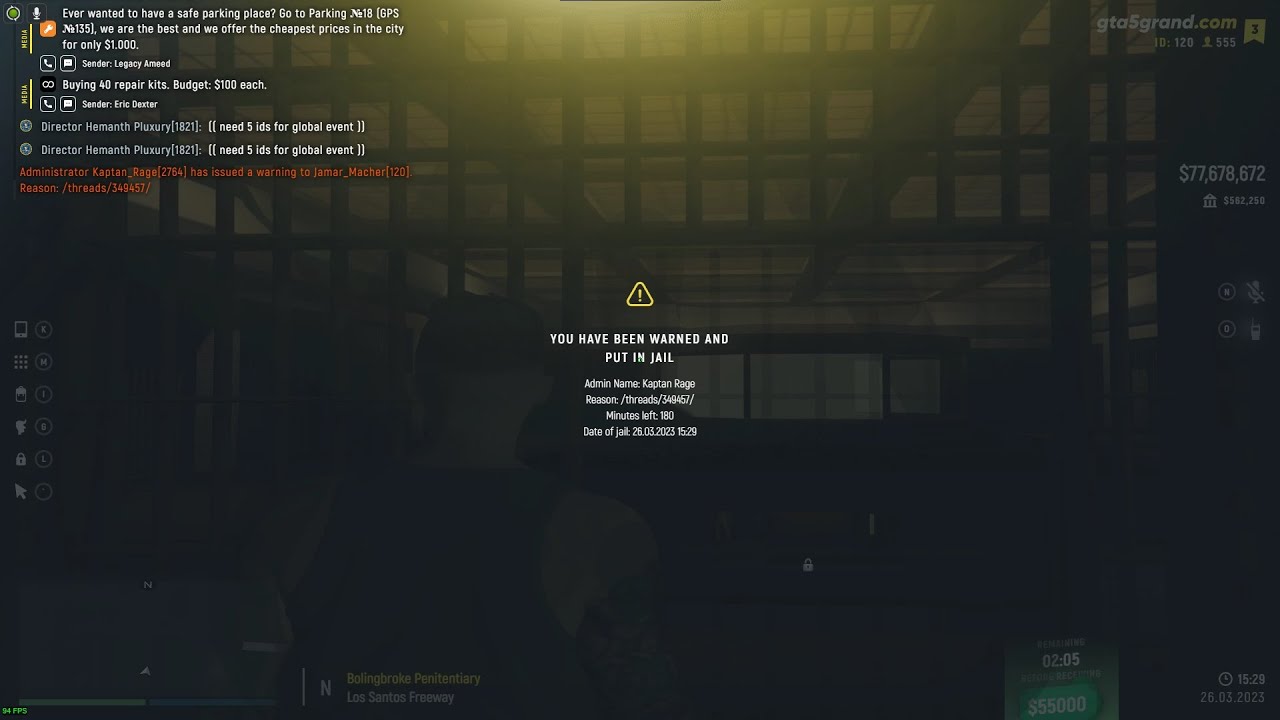 On the run | Grand RP - YouTube