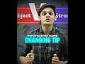 Important game changing tip🔥 || prashant Kirad || #motivation #prashantkirad #shorts