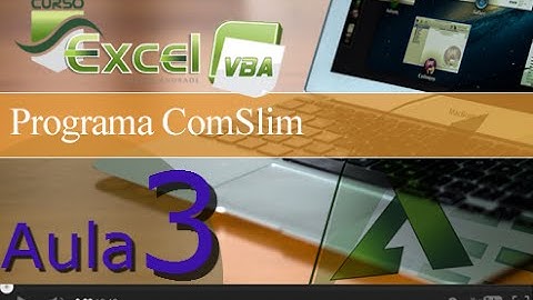 Excel VBA - Aula 3 Curso COMSlim - Converta Excel para .exe