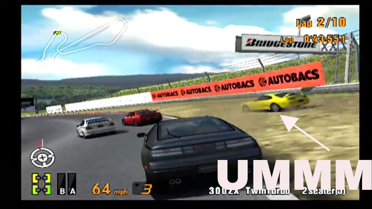 Gran Turismo 3 Playthrough Part 59-AI MESSES UP ON MIDFIELD RACEWAY ...