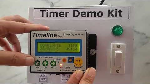 Timeline Astronomical Timer  Basic Settings