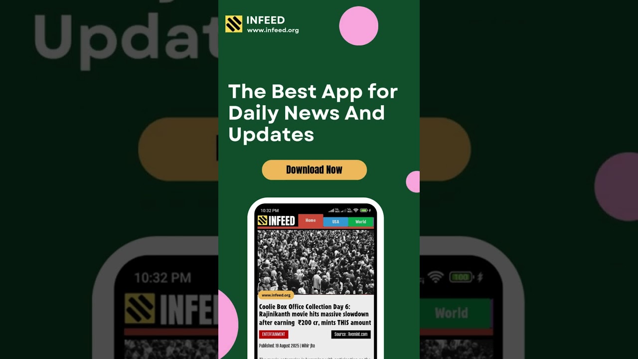 Infeed News App | Fast, Reliable, Daily Updates 🗞️