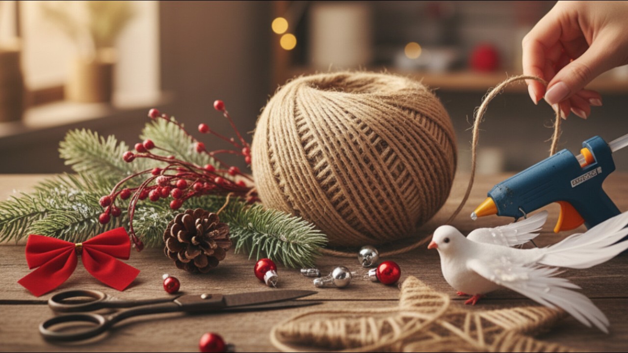 JUTE CHRISTMAS DECOR: Simply WOW! 🤩🎄 3 IDEAS that will transform your home! ✨