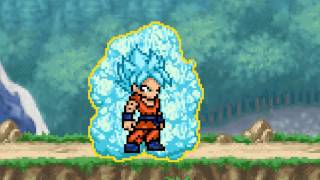 Super Saiyan Blue Aura Sprite Test Ver. 1