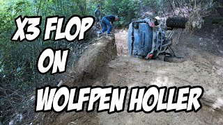 Tackett Creek Wolfpen Holler | Can Am X3 Flop | MClean Overlook | Cave | Waterfall