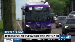 Metro Nashville leadership approves WeGo transit safety plan