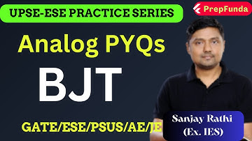 ESE-2025||UPSE||EC-EE||Question Practice-PYQs|| ANALOG||BJT