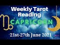 CAPRICORN Weekly Tarot 21st JUNE 2021 |“BEGINNINGS and REUNIONS!”| #Capricorn#June #Tarot
