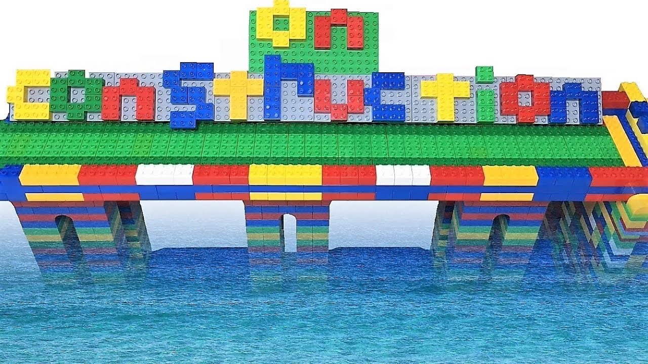 Мост из лего схема