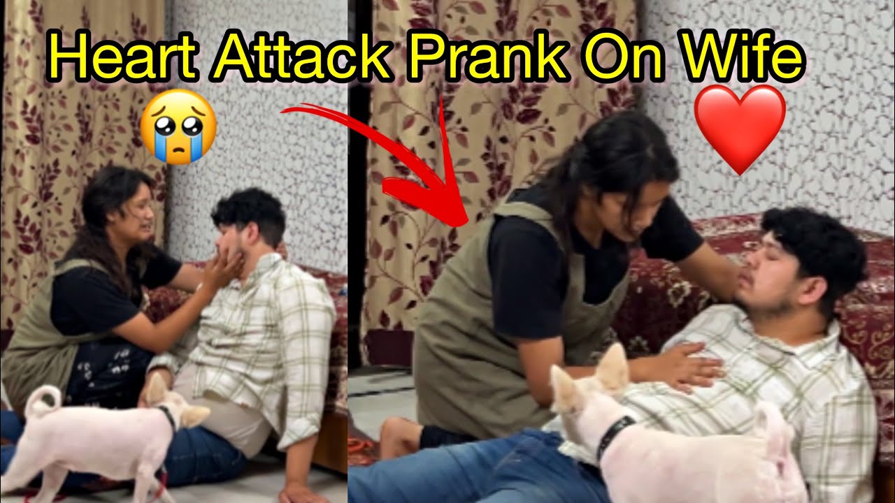 He@rt Attack Prank On My Wife | #nikkrichavlogs
