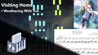 Miniatura del video "Visiting Home - Weathering With You OST『御宅訪問 - 天気の子』(Piano Tutorial)"