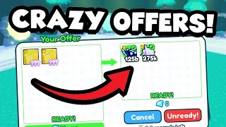 What Do People Offer For A GOLDEN Huge Hell Rock? | Pet Simulator X ROBLOX