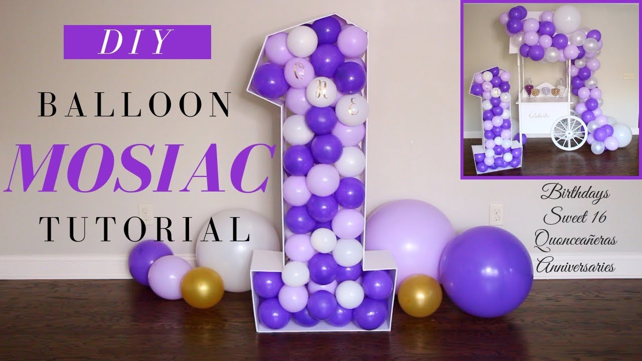 5FT Mosaic Number for Balloons, Giant Mosaic Balloon Frame for Party Decor,  Marquee Light up Number, Large Cardboard Number Letters for Birthday Party  decoration, Balloon Art Kits Number Balloon 5 