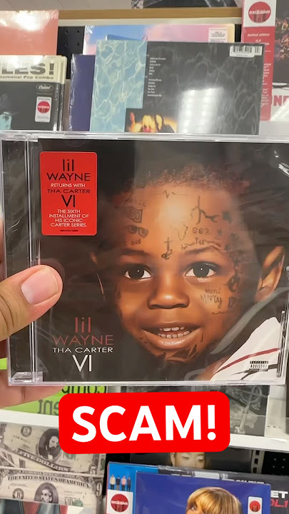 The Carter 6 by Lil Wayne on CD is a SCAM! #rap #lilwayne #hiphop #cds #vinyl