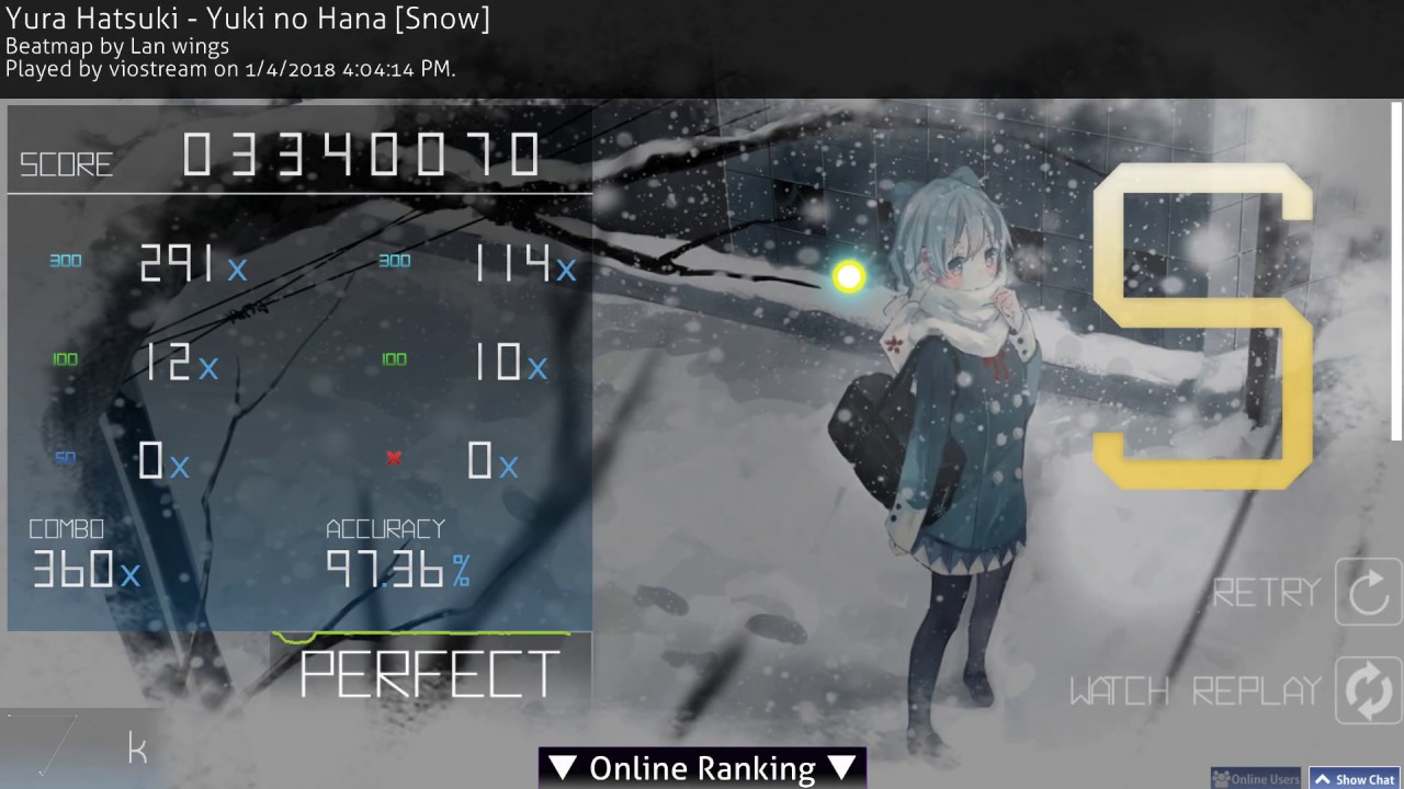 Yuki no Hana [Snow] - Osu! - YouTube