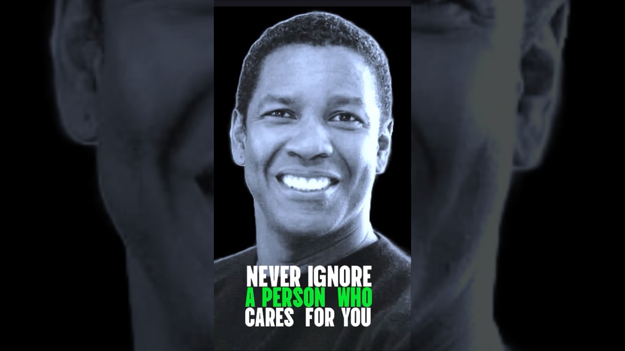 NEVER IGNORE A PERSON WHO CARES FOR YOU