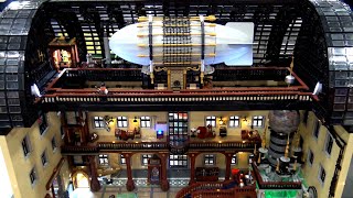 Lego Steampunk Workshop With Motorized Blimp