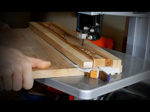 How to make a woven cutting board with chevrons