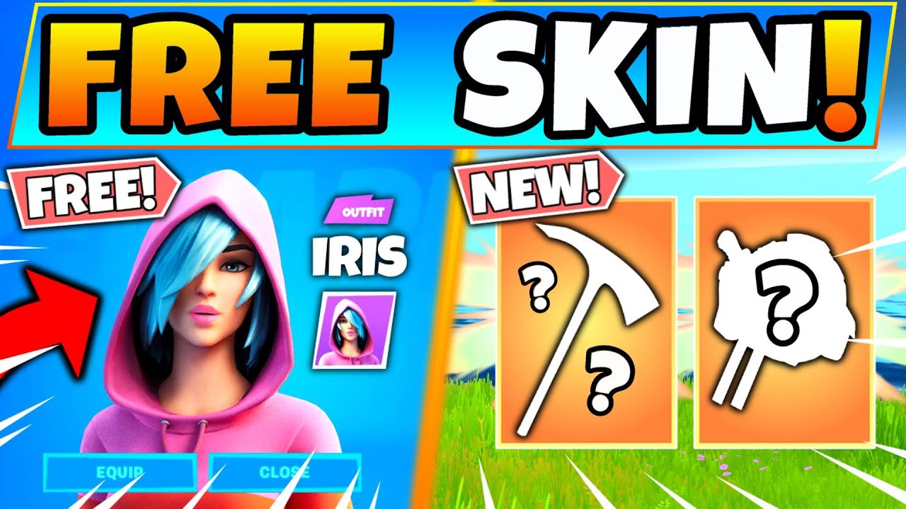 New Free Iris Skin In Fortnite New Update And Leaked Skins In Battle Royale - roblox boombox codes 2017 fortnite news and guide